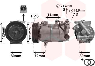 VAN WEZEL Kompressor,kliimaseade 4300K489